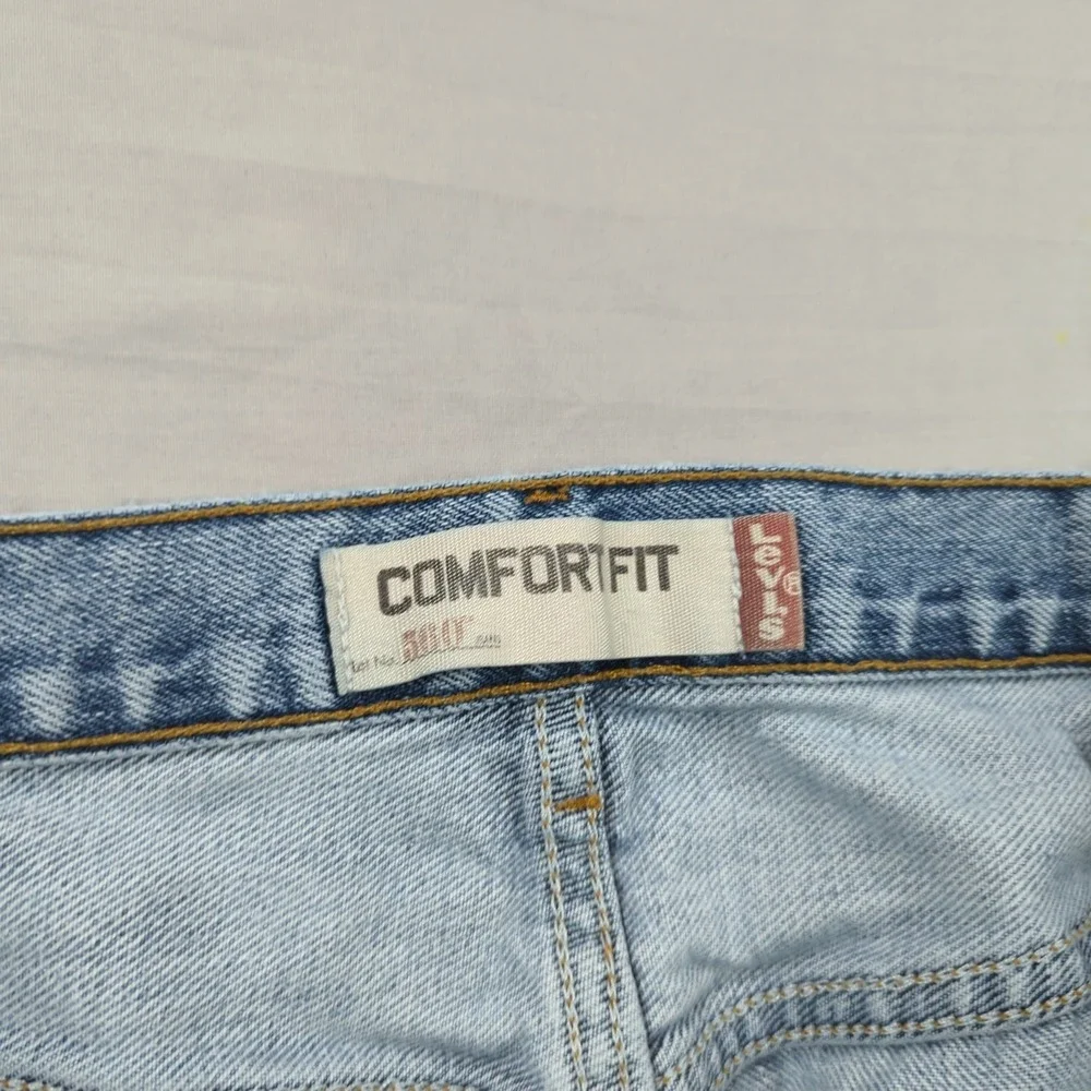 Levis Jeans Mens 38x29 Blue 560‎ Loose Tapered Relaxed Baggy Light Wash